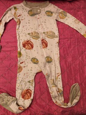 Burts Bees Baby Planets One Piece 18M